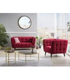 Sofa CASTELLO 2 VELVET burgundy order